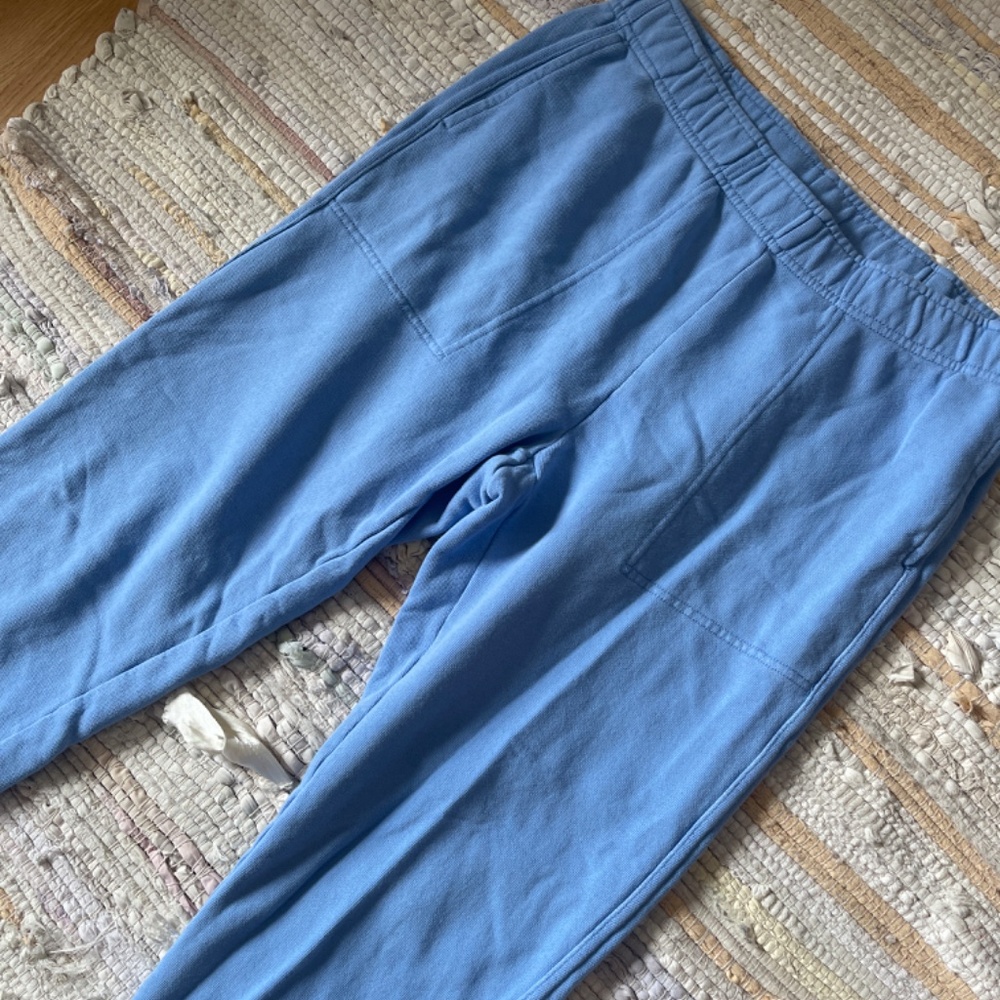Aerie Blue Sweatpants / Joggers Lounge Pants Pants with Pockets Size Medium - Picture 4 of 7